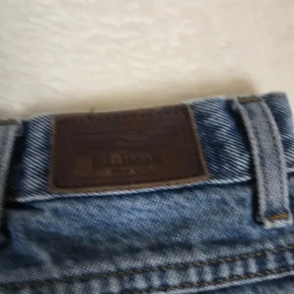 L.L. Bean Natural Fit Medium Wash Jeans Mens Straight Leg Denim 36x32 0701 - Picture 14 of 15